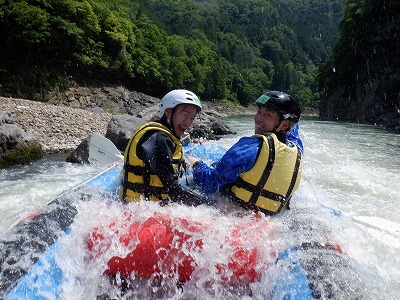 京都保津川ラフティング (2)