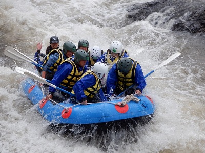 京都保津川ラフティング (1)