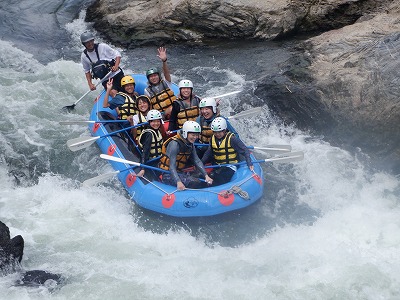 京都保津川ラフティング (3)