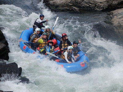 京都保津川ラフティング (4)