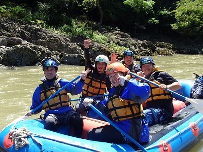 京都保津川ラフティング (2)