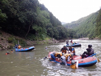 京都保津川ラフティング (4)