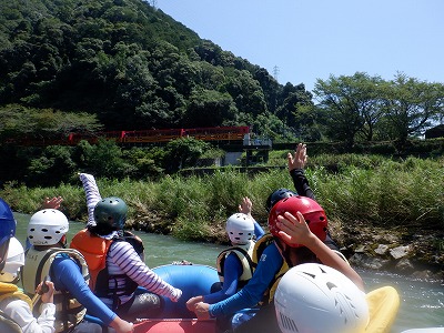 8月20日京都保津川のんびり