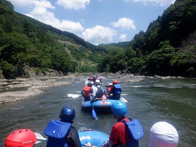 7月15日京都保津川のんびり