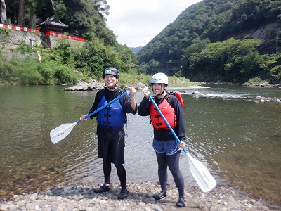 8月15日京都保津川のんびり