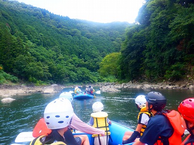 8月6日京都保津川のんびり