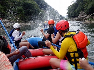 8月17日京都保津川のんびり