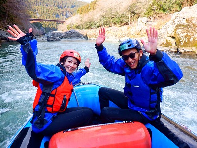 3月23日京都保津川ラフティングPM