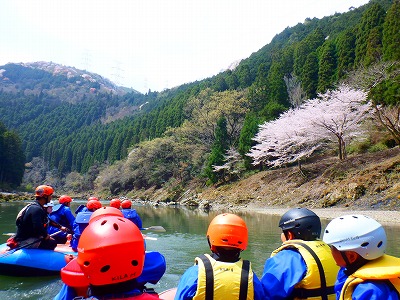 4月6日京都保津川ラフティングAM